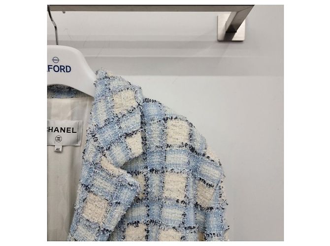 Chanel Tweed-Jacke Mehrfarben - Ansicht 6