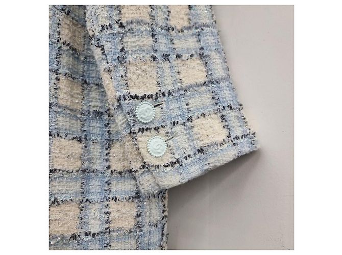 Chanel Tweed-Jacke Mehrfarben - Ansicht 9