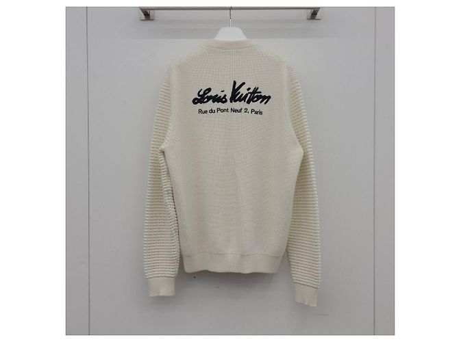 Louis Vuitton Embroidered Stitch Knit White - view 7