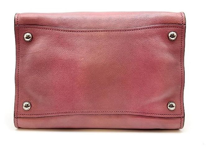 Double Prada Borsa a tracolla Glace Calf con doppia zip Rosso - vista 9