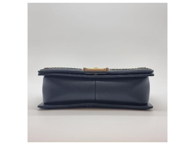Chanel Borsa a tracolla Caviar Boy Nero - vista 10