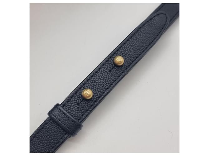 Chanel Borsa a tracolla Caviar Boy Nero - vista 8