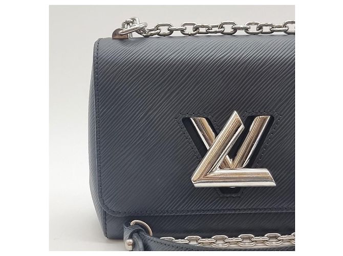 Louis Vuitton Borsa a tracolla Twist in Epi nero - vista 7