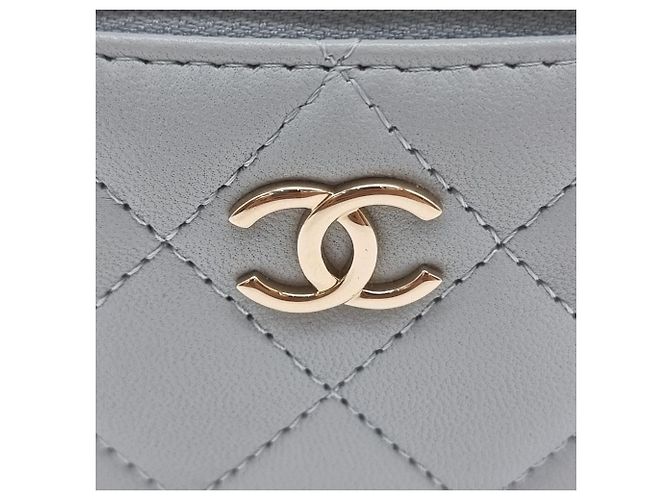 Chanel Borsa a tracolla Vanity con tracolla in perle Marrone - vista 6