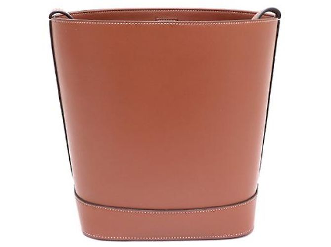 Céline Bolso bucket pequeño y bolso bandolera Triomphe Turt Castaño - vista 12