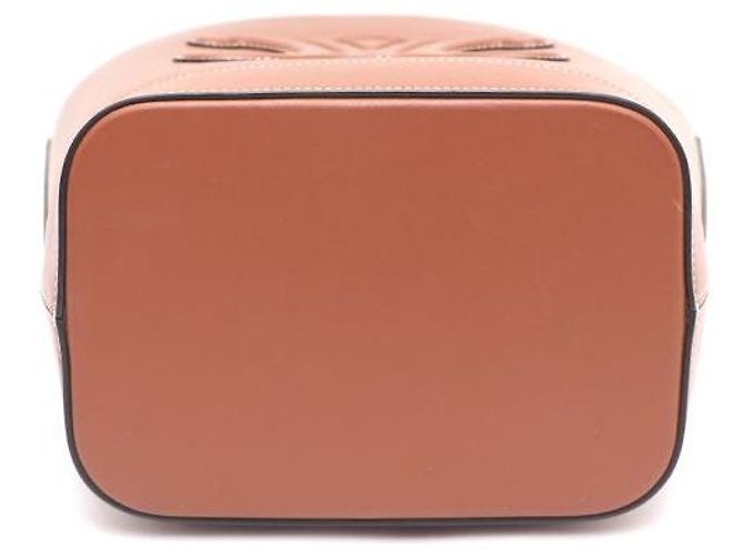Céline Bolso bucket pequeño y bolso bandolera Triomphe Turt Castaño - vista 6