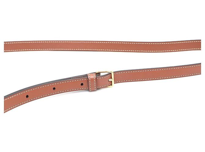 Céline Bolso bucket pequeño y bolso bandolera Triomphe Turt Castaño - vista 9