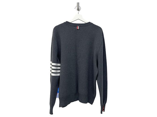 Thom Browne Milan Stitch Strick mit diagonalem Armband Braun - Ansicht 2