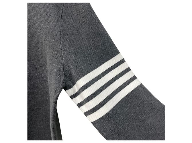 Thom Browne Milan Stitch Strick mit diagonalem Armband Braun - Ansicht 4