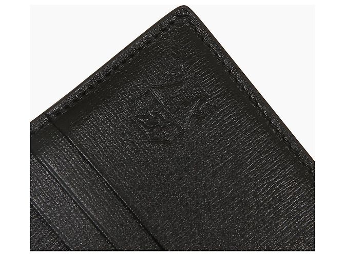 Brunello Cucinelli Classic Leather Black Card Holder - view 5