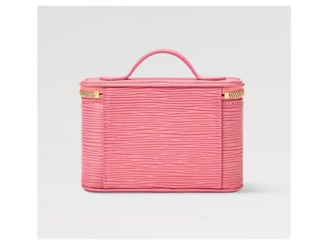 Louis Vuitton Bolso pouch Beauty de cuero Epi rosa - vista 5