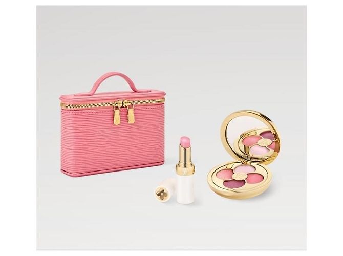 Louis Vuitton Bolso pouch Beauty de cuero Epi rosa - vista 6