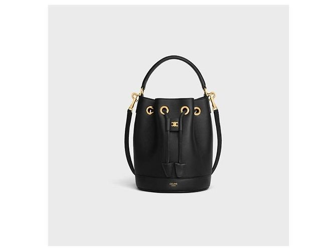 Céline Borsa Tin Clara in vitello grana Noir Nero - vista 2