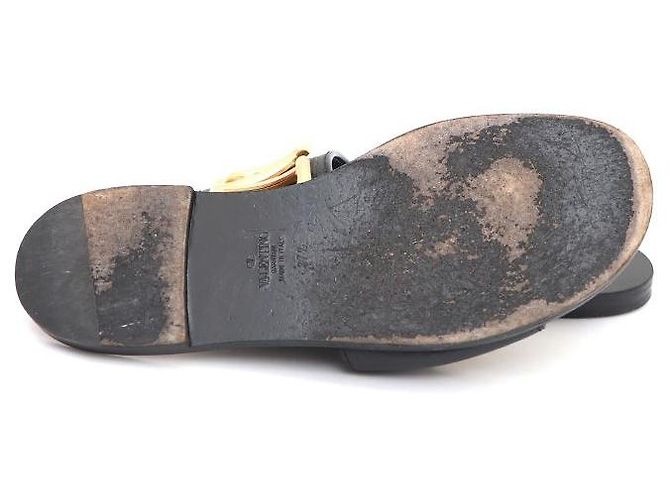 Valentino Ciabatte slide da donna con logo Signature Nero - vista 5