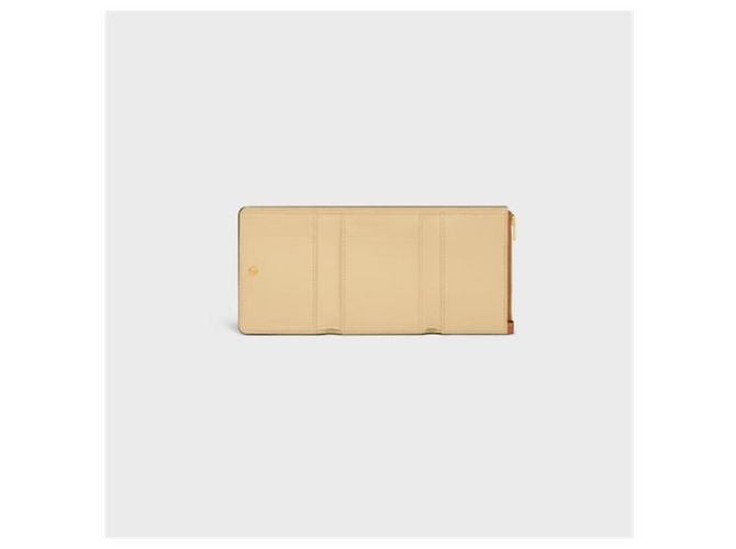 Céline Cartera de cuero granulado Marrón Castaño - vista 3
