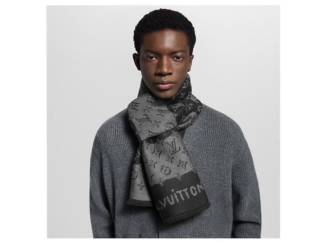 Louis Vuitton Cachecol Monogram Heritage Black Preto - vista 5