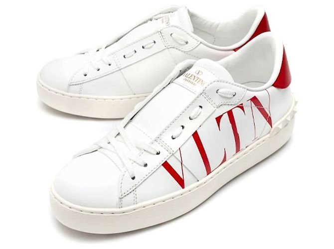 Valentino Sneaker für Damen mit verstecktem Open Logo Rot - Ansicht 3