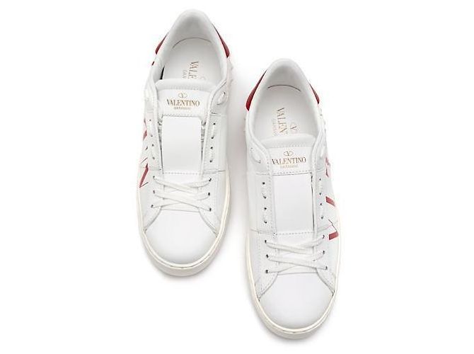 Valentino Sneaker für Damen mit verstecktem Open Logo Rot - Ansicht 4