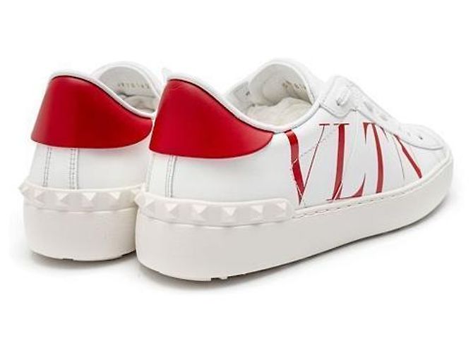 Valentino Sneaker für Damen mit verstecktem Open Logo Rot - Ansicht 8