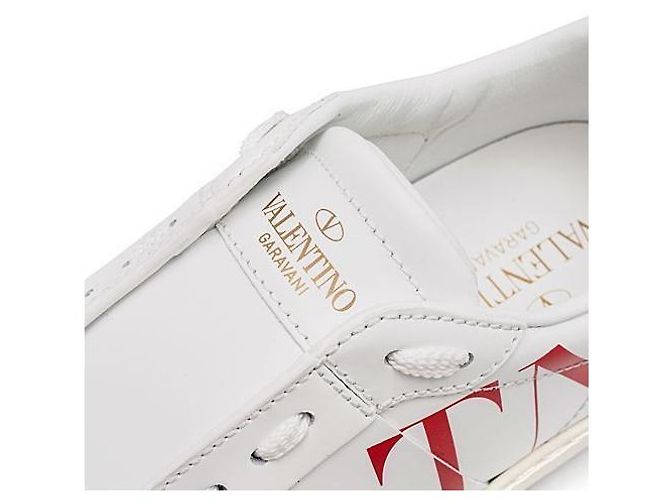 Valentino Sneaker für Damen mit verstecktem Open Logo Rot - Ansicht 9