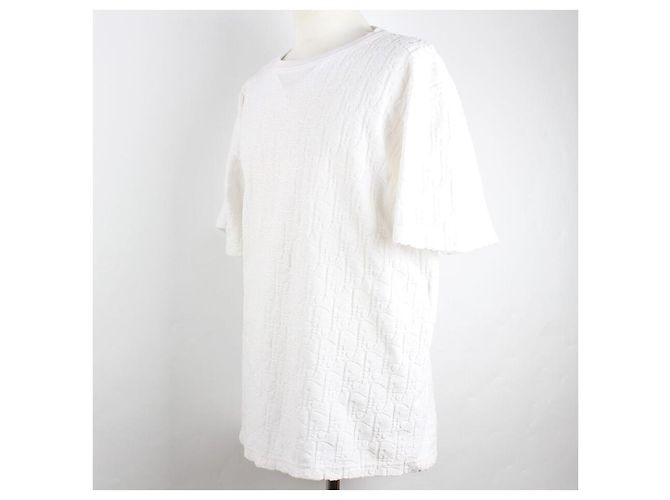 Dior Oblique Terry Cotton Short Sleeve White XL - view 2