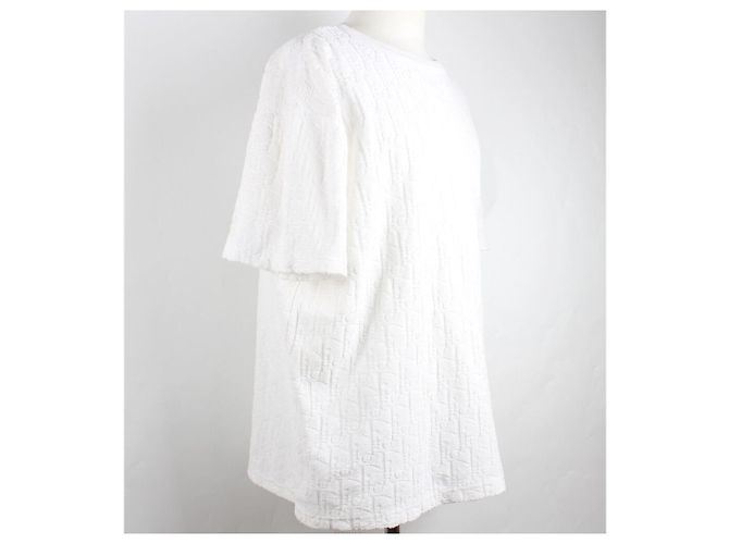 Dior Oblique Terry Cotton Short Sleeve White XL - view 6