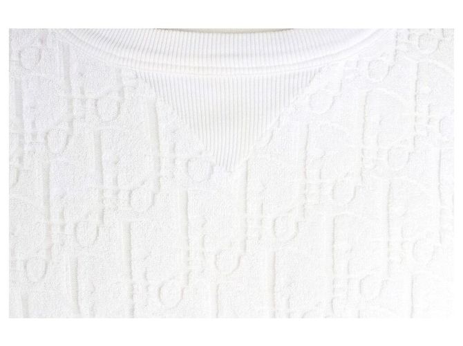 Dior Oblique Terry Cotton Short Sleeve White XL - view 7