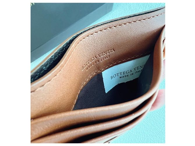 Bottega Veneta Tarjetero Tarjetero de lujo Castaño - vista 3
