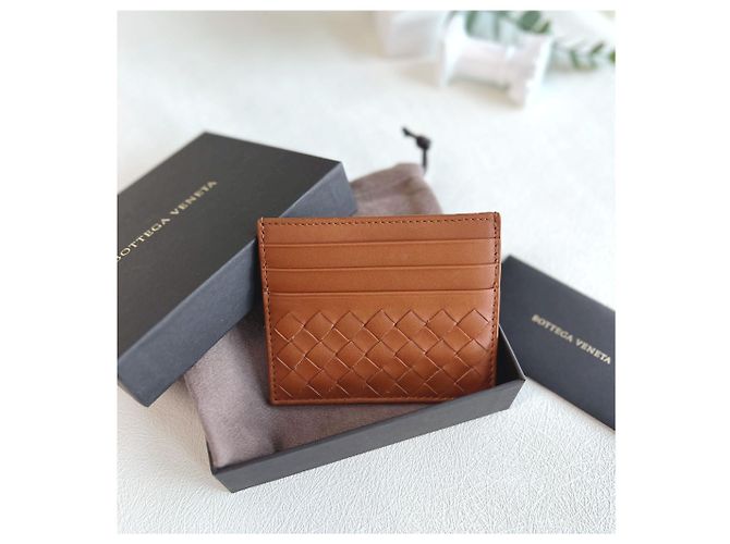 Bottega Veneta Tarjetero Tarjetero de lujo Castaño - vista 4