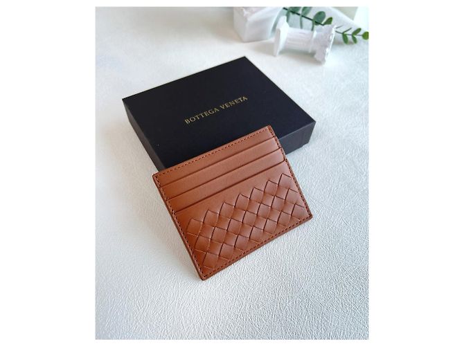 Bottega Veneta Tarjetero Tarjetero de lujo Castaño - vista 7