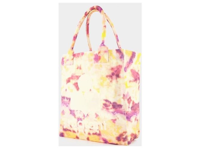 Isabel Marant Borsa Tote Yankee Cotone Giallo - vista 2