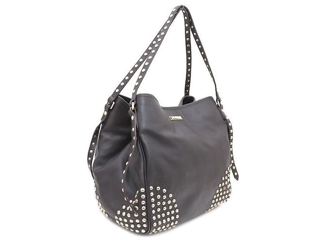 Burberry Borsa Tote e Borsa a Tracolla Canterbury in Pelle Borchiata Marrone - vista 2