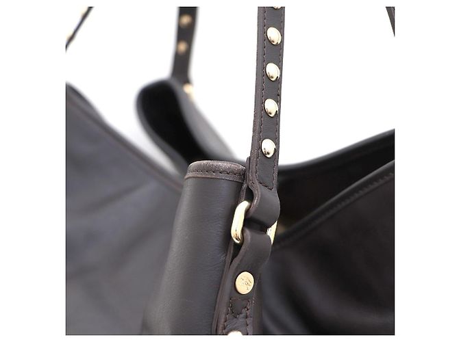 Burberry Borsa Tote e Borsa a Tracolla Canterbury in Pelle Borchiata Marrone - vista 5