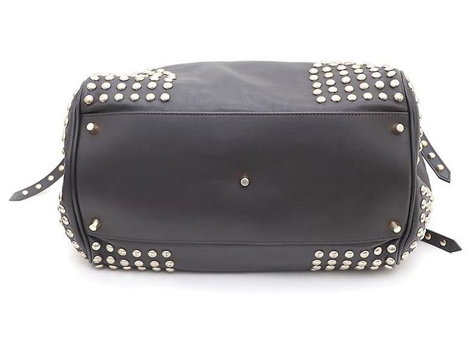 Burberry Borsa Tote e Borsa a Tracolla Canterbury in Pelle Borchiata Marrone - vista 8