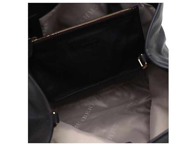 Burberry Borsa Tote e Borsa a Tracolla Canterbury in Pelle Borchiata Marrone - vista 9