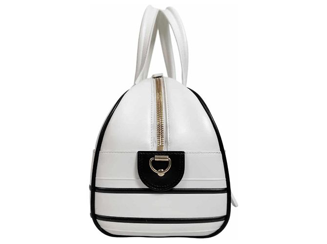 Dior Borsa Bowling Vibe Zip in pelle Borsa Tote Borsa a tracolla Medium White Bianco - vista 8