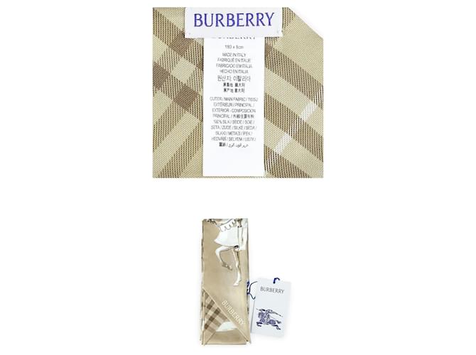 Burberry Sciarpa in seta Archive Night da donna Marrone - vista 5