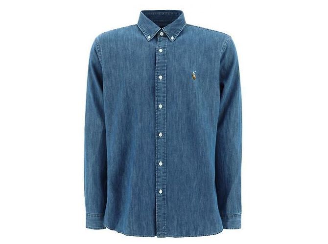 Ralph Lauren Denim-Hemd mit besticktem Pony-Logo - Ansicht 4
