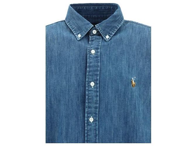 Ralph Lauren Denim-Hemd mit besticktem Pony-Logo - Ansicht 6