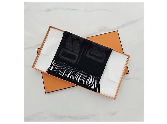 Hermès Clic, C'est Noue Scarf Noir Braun - Ansicht 12