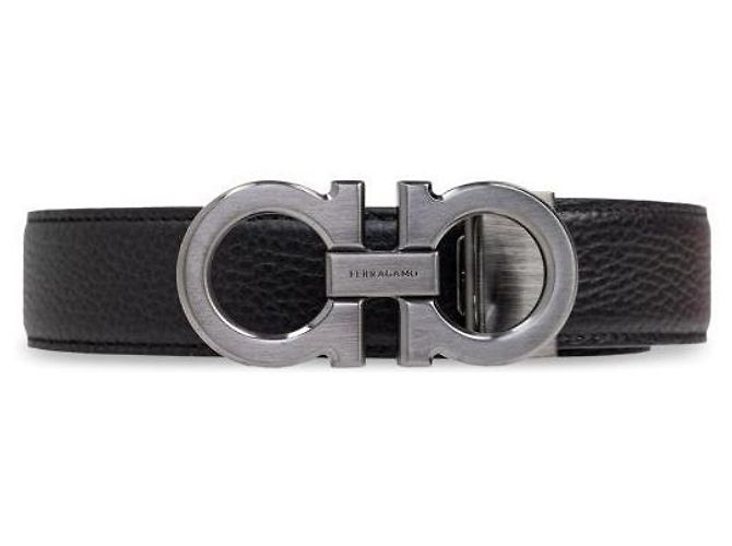 Salvatore Ferragamo Cintura reversibile Gancini - vista 4