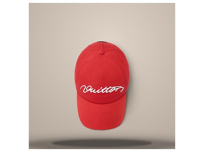 Louis Vuitton Signature Cap Rot - Ansicht 4