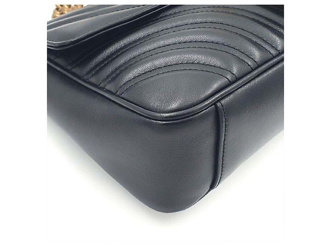 Gucci Marmont Matelassé Shoulder Nero - vista 6