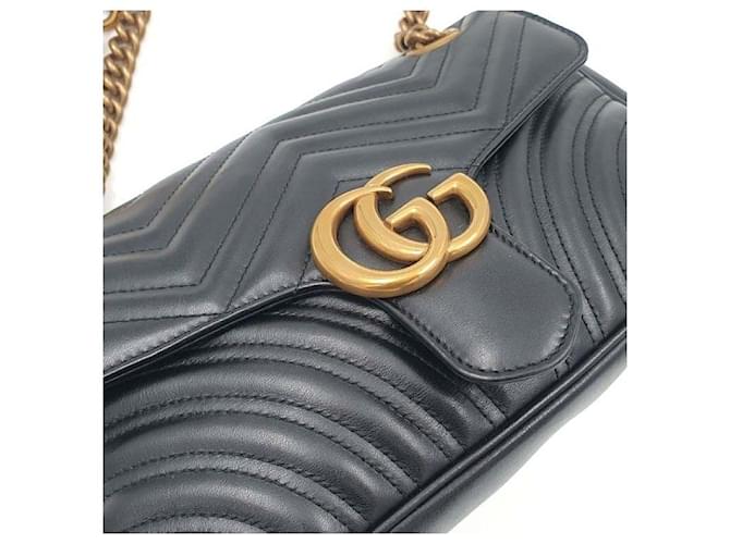 Gucci Marmont Matelassé Shoulder Nero - vista 7
