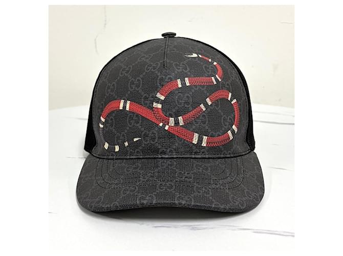 Gucci Supreme Snake Mesh Cap Black Nero - vista 2