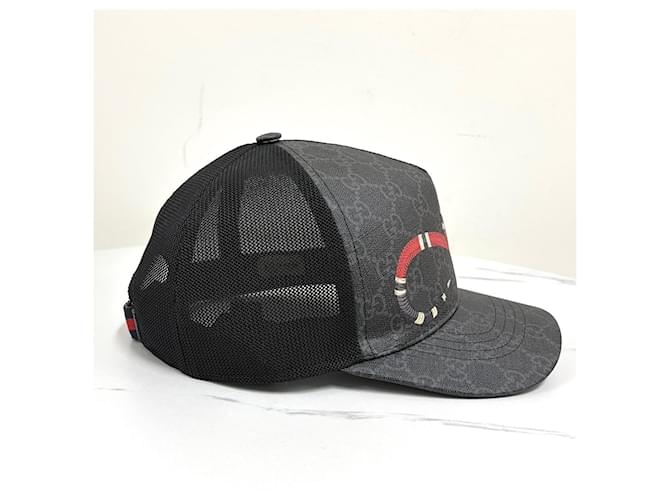 Gucci Supreme Snake Mesh Cap Black Nero - vista 4