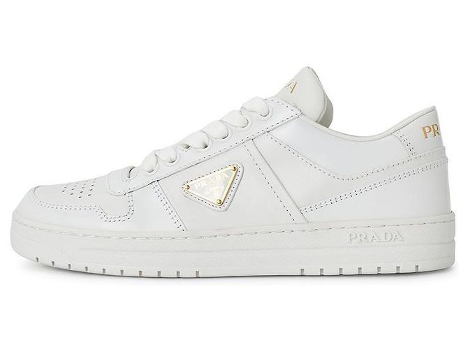 Prada Sneakers Downtown da donna Argento - vista 4