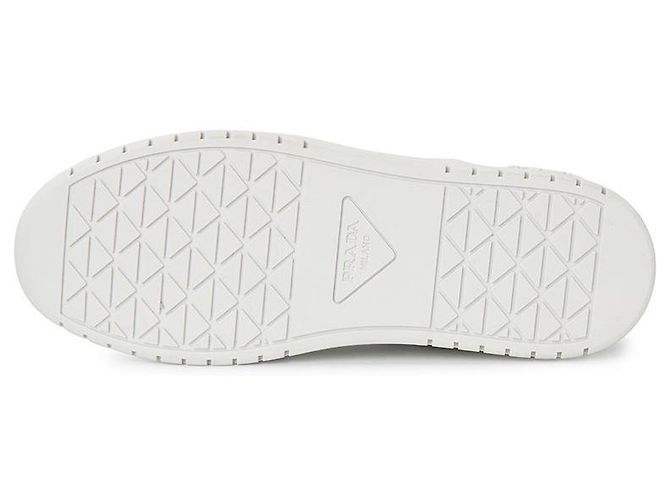 Prada Sneakers Downtown da donna Argento - vista 6