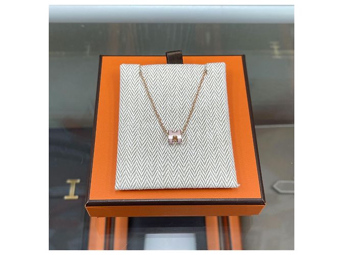 Hermès Collar Mini Pop Rosa/Rose Gold - vista 2