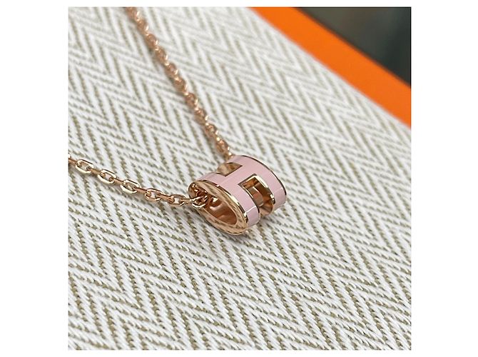 Hermès Collar Mini Pop Rosa/Rose Gold - vista 5